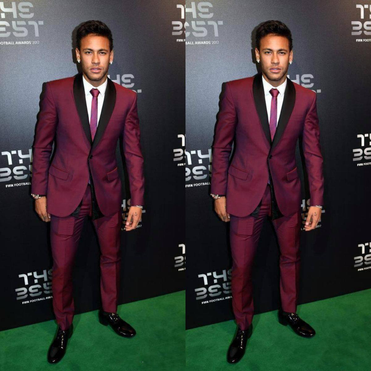 Latest Men Formal Wear - High Quality Burgundy Men Suits for
