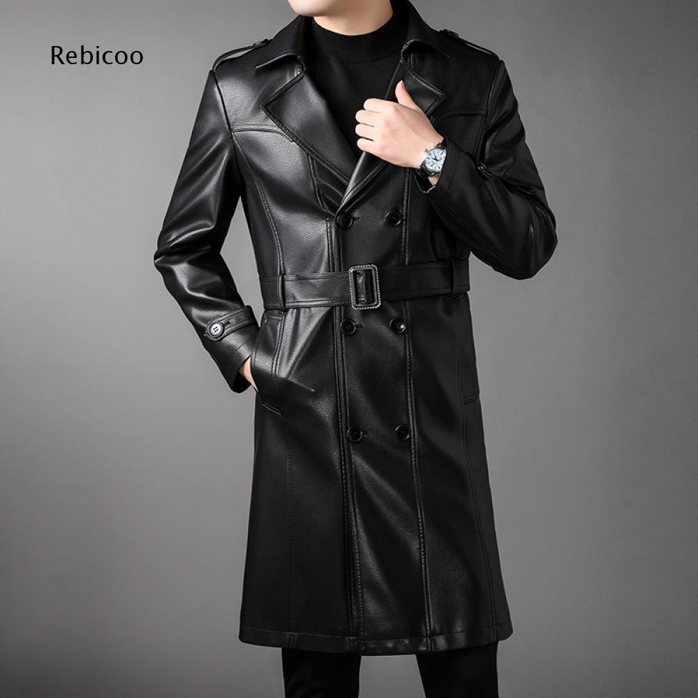 Mens Formal Look - Mens Casual Formal Long Outerwear Lapel