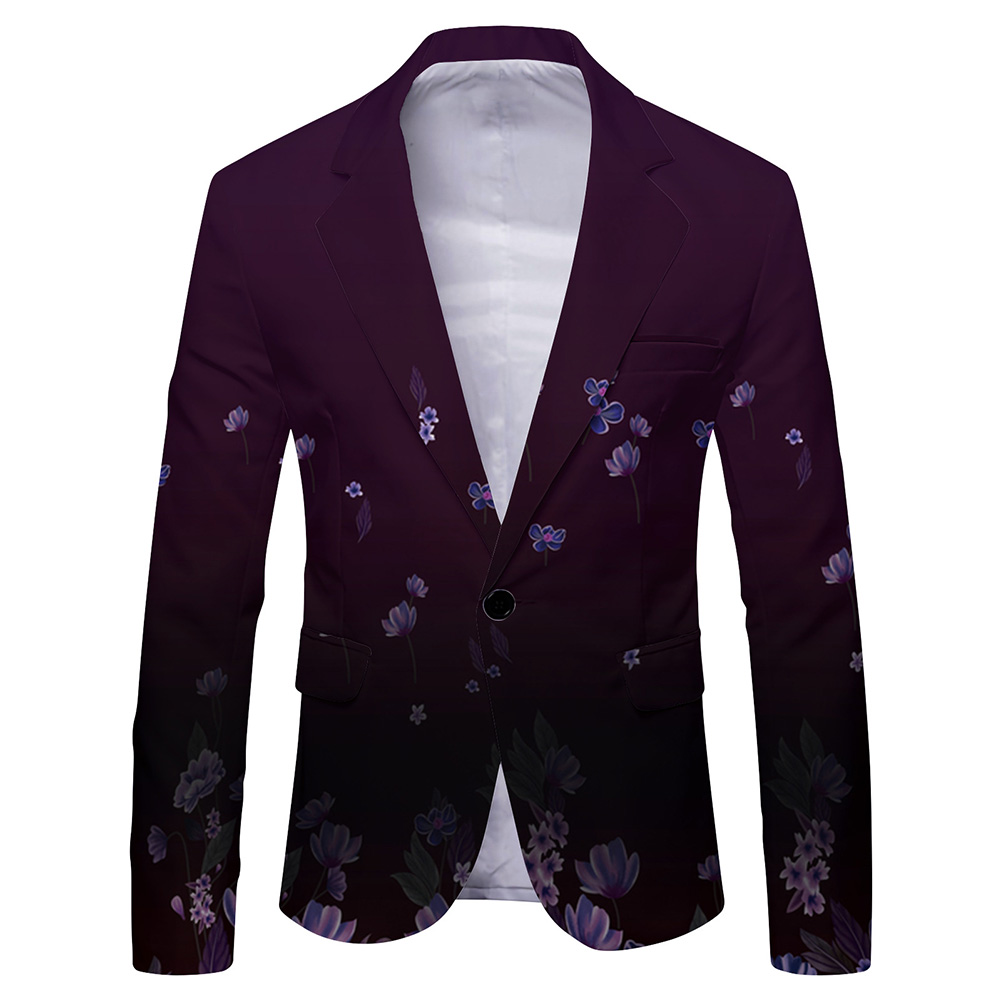 Men\'s Fashionable Printed Bla - đánh giá và giá Mens Formal Look