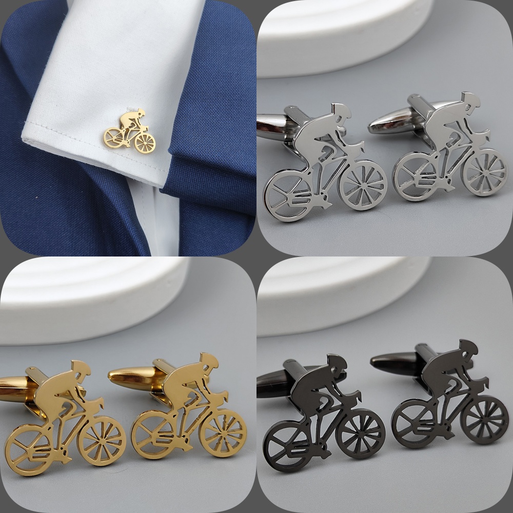 Bicycle racer gold-plated cuff - đánh giá và giá Men Formal Wear Shirts