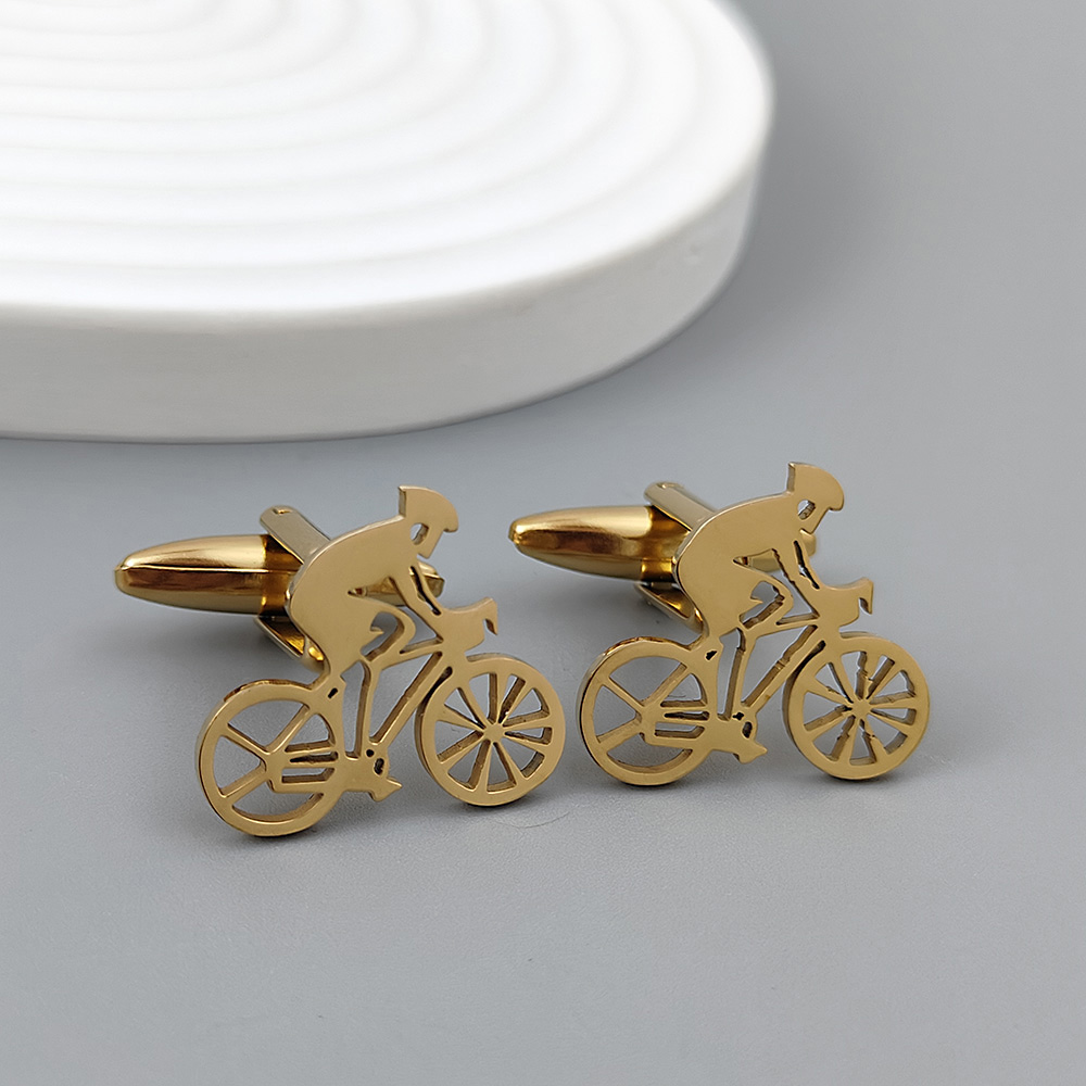 Bicycle racer gold-plated cuff - đánh giá và giá Men Formal Wear Shirts