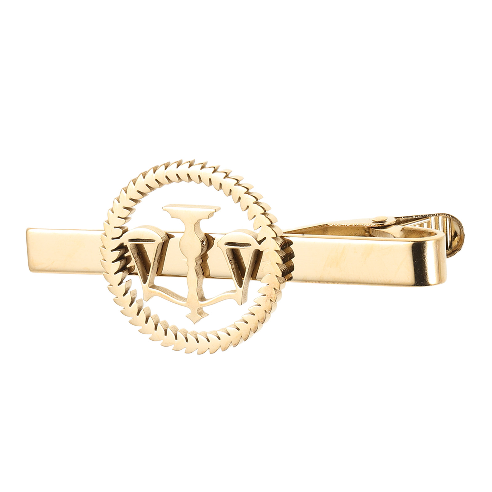 Gold Libra Stainless Steel Tie - đánh giá và giá Scale - Men Formals & Ethnic Wear