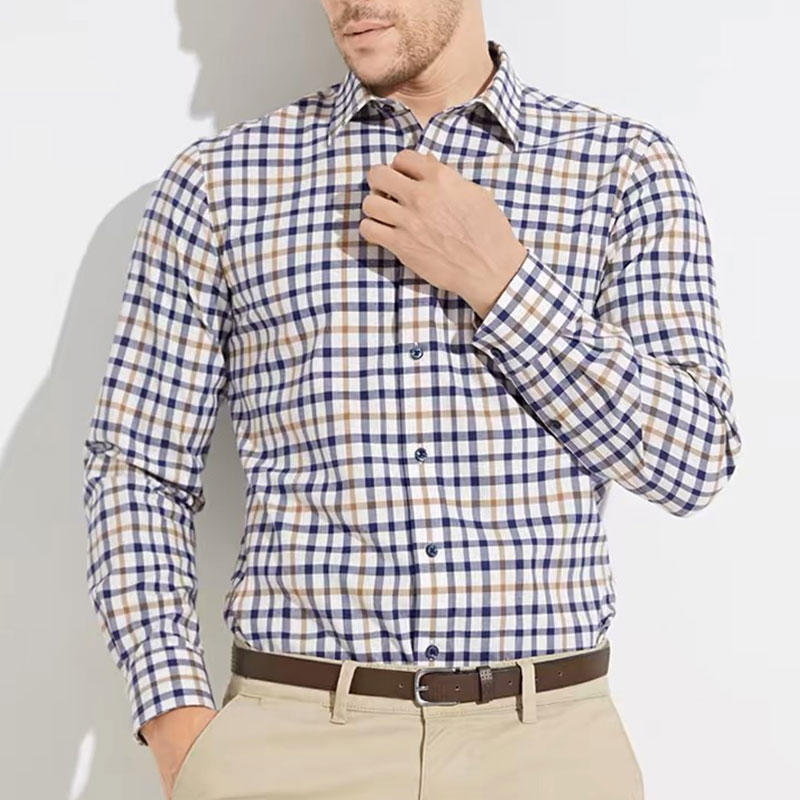 Men's long sleeve shirt pure c - đánh giá và giá Men Formal Wear Shirts