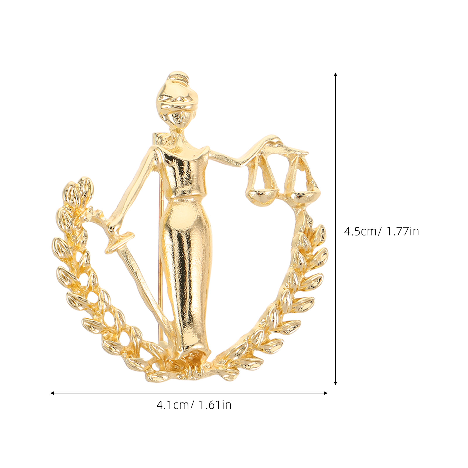 2Pcs Scale Justice Lapel Brooc - đánh giá và giá Scale - Men Formals & Ethnic Wear