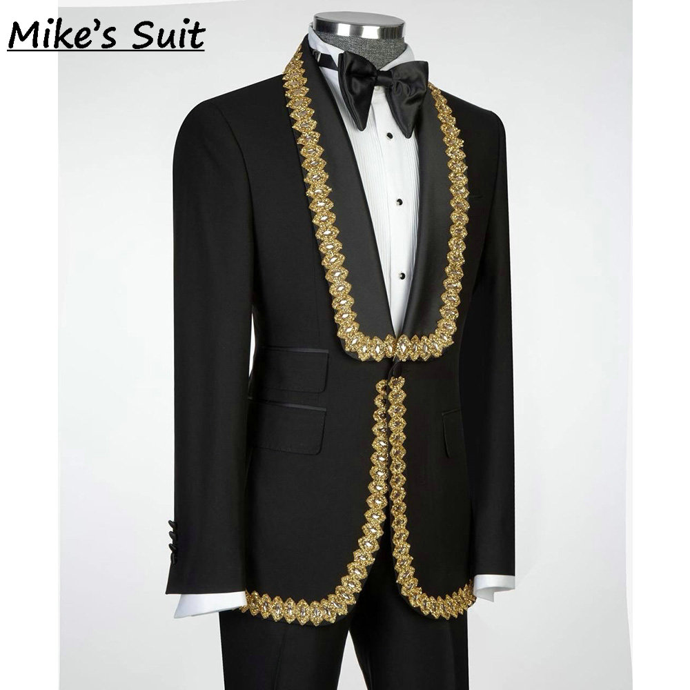 Black Formal Men Suits Gold Ed - đánh giá và giá Men'S Formal Wear No Suit