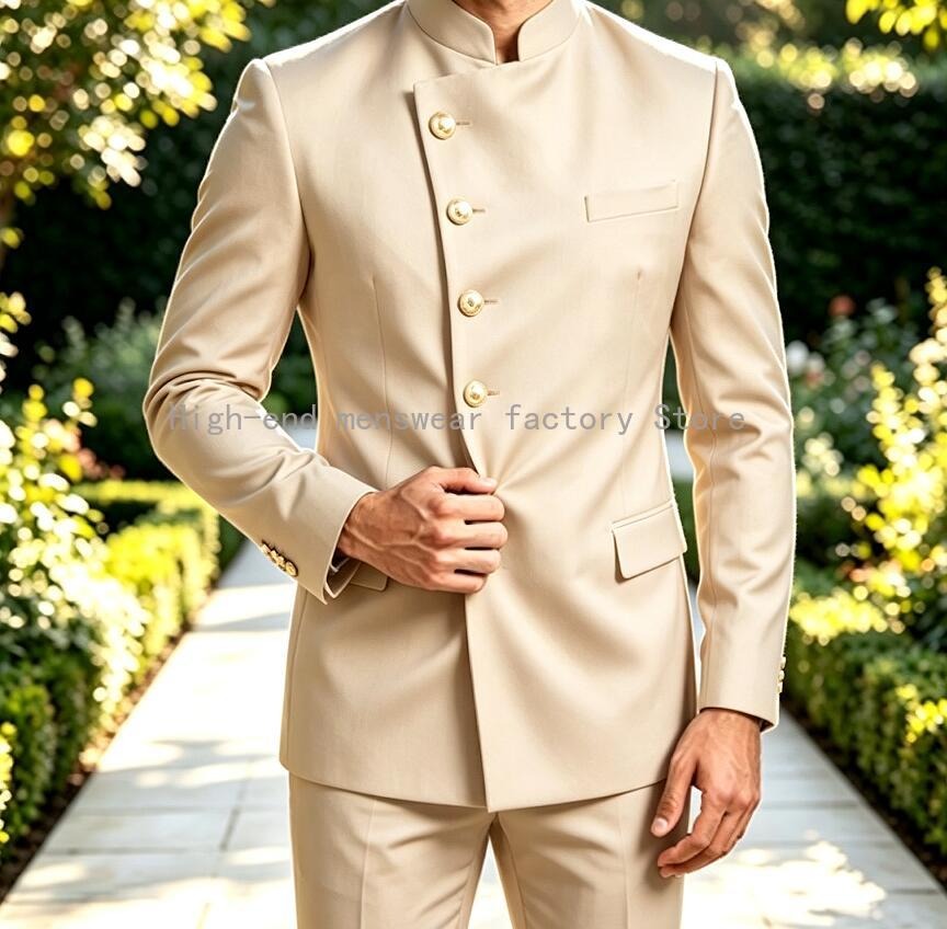 Latest Design 2 Piece Set Chin - đánh giá và giá Latest Men Formal Wear