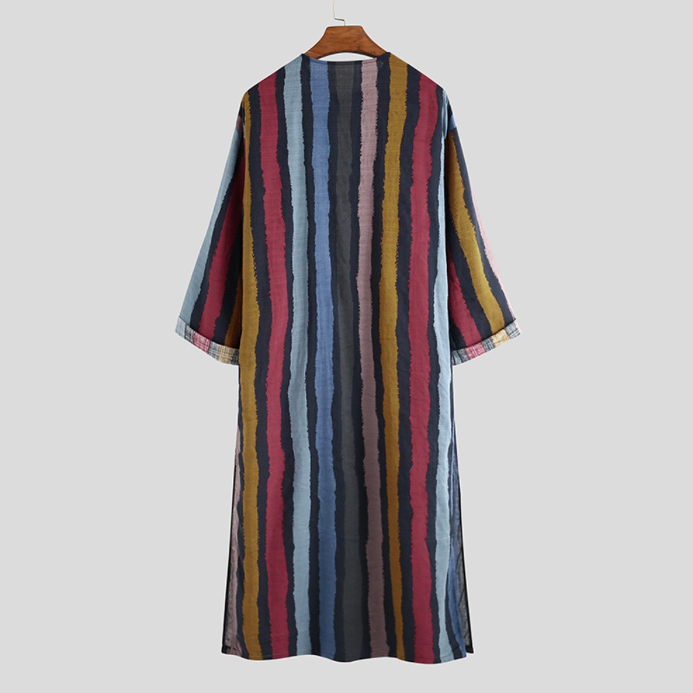 2026 New Striped Printed Musli - đánh giá và giá Men Formal Wear Shirts