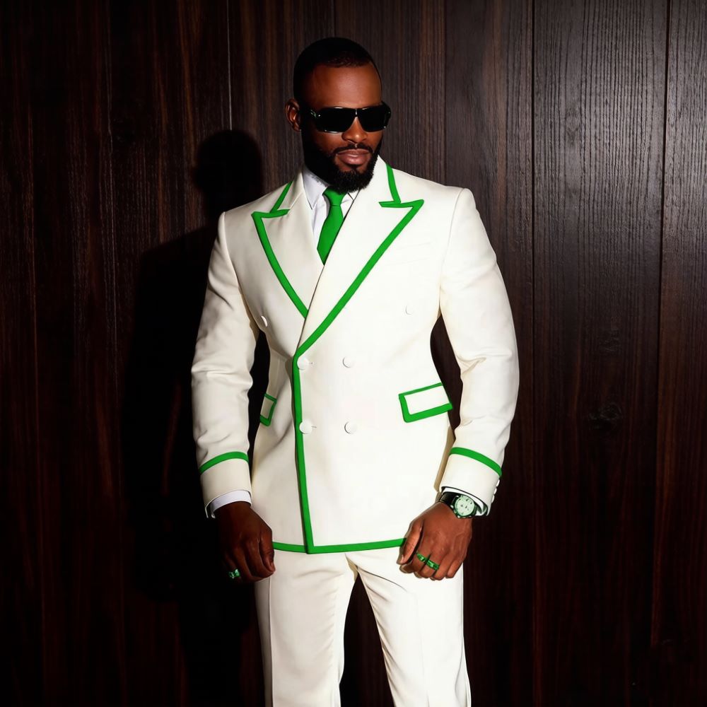 White Double Breasted Men Suit - đánh giá và giá Mens Formal Look