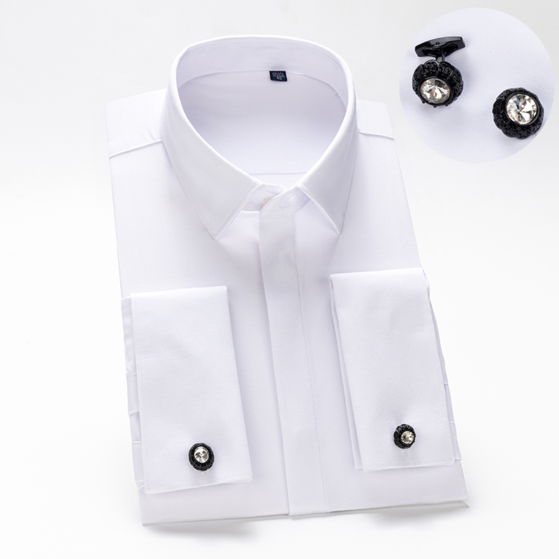 Men's French Cufflinks Shirt,  - đánh giá và giá Men Formal Wear Shirts