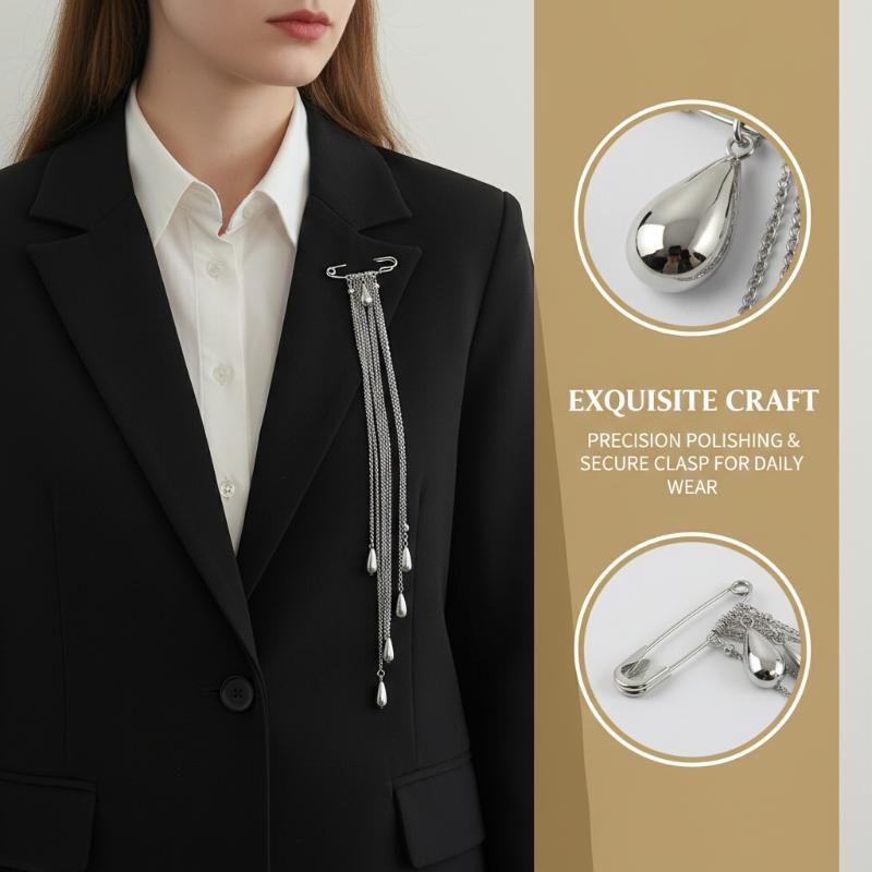 Elegant Water Droplet-tassel B - đánh giá và giá Mens Formal Look