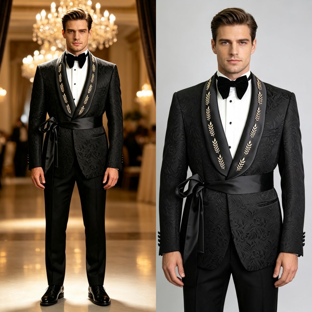 Formal Wedding Tuxedos Jacquar - đánh giá và giá Men'S Formal Wear For Graduation