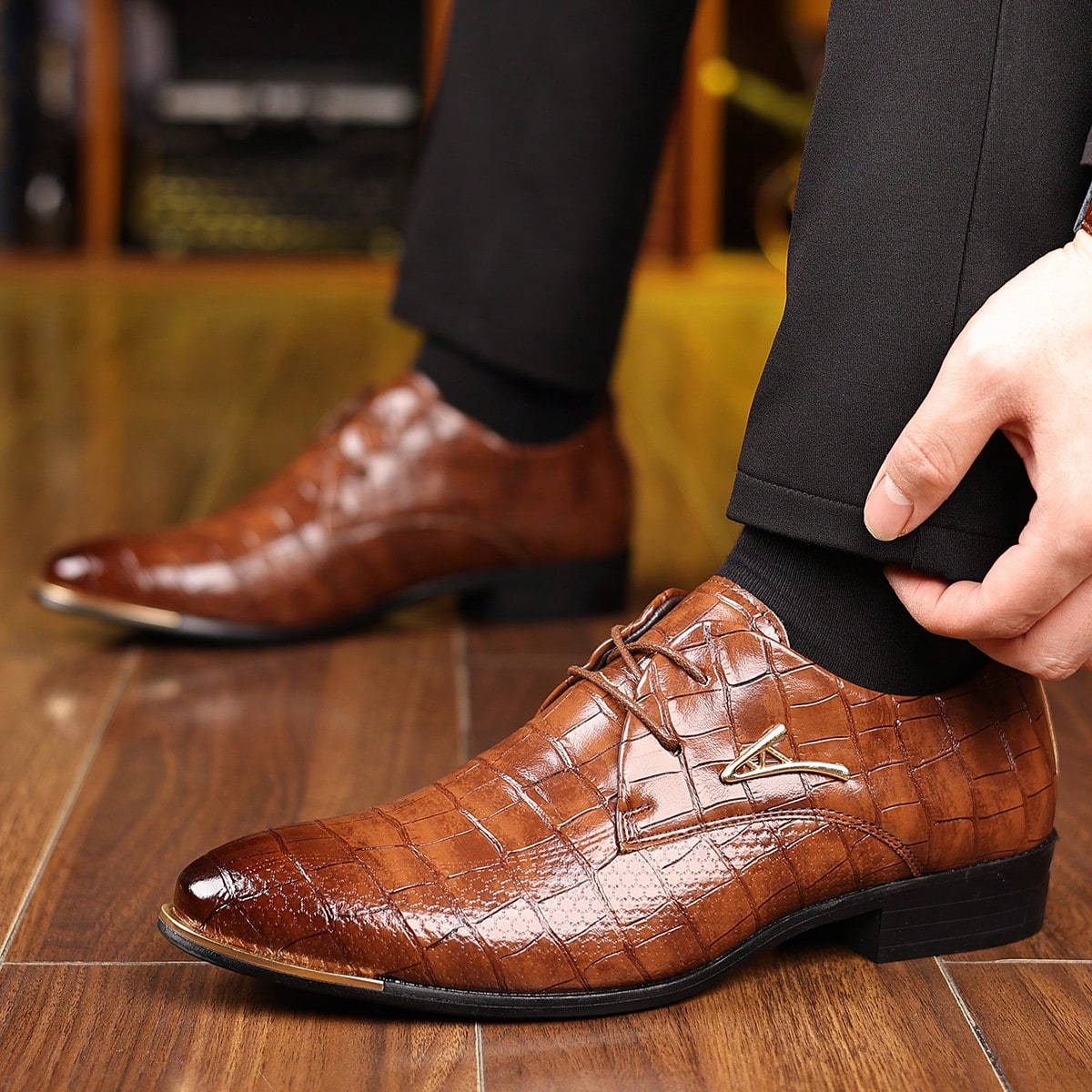Large Men's Solid Color Lazy S - đánh giá và giá Large Men Formal Wear
