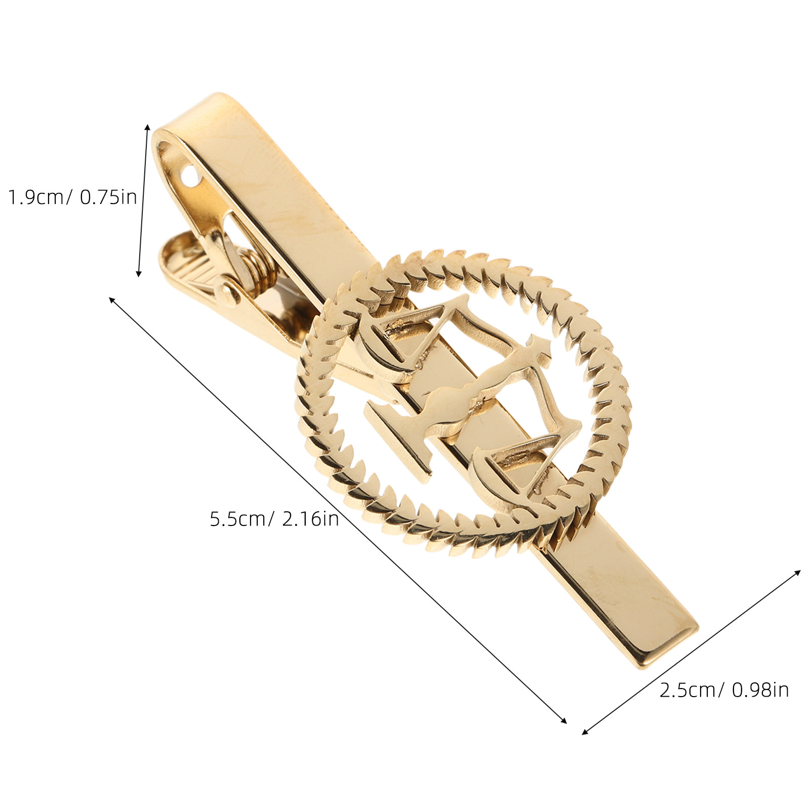 Libra Tie Clip Golden Stainles - đánh giá và giá Scale - Men Formals & Ethnic Wear