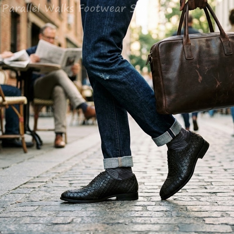 Sartorial Men Oxfords Fish Sca - đánh giá và giá Scale - Men Formals & Ethnic Wear