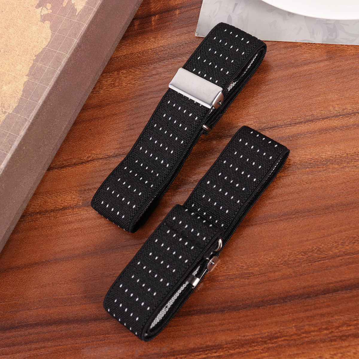 1Pair Anti Slip Shirt Armband  - đánh giá và giá Men Formal Wear Shirts