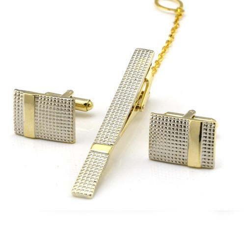 A Set Men's Tie Clip Cufflinks - đánh giá và giá Mens Formal Look